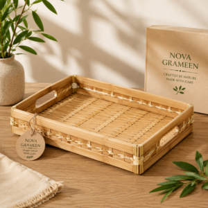 Handcrafted Bamboo Tray