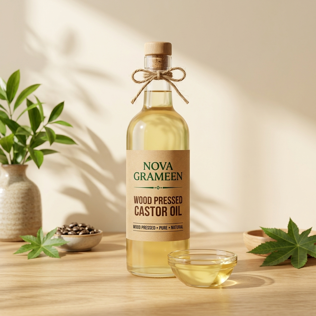 Wood Pressed Castor Oil