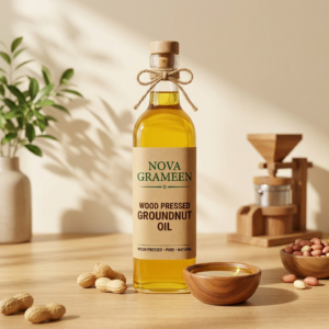 Wood Pressed Groundnut Oil