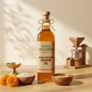 Wood Pressed Sesame Oil